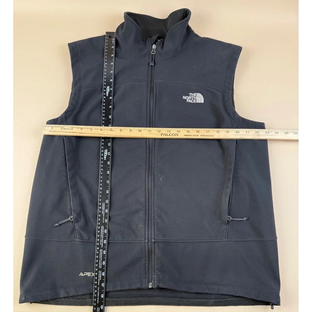 Outdoor Softshell Vest Full Zip Black XL The North Face Apex